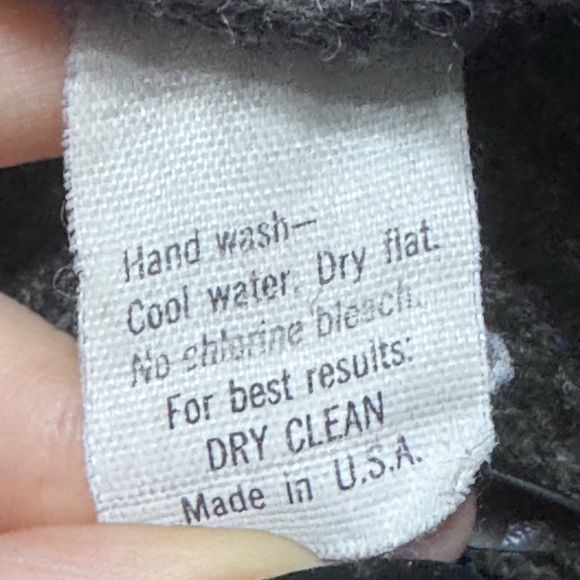 Vintage ALPS Rugged Outdoors Wool Henley Sweater Gray Fleck Medium Cabincore - Picture 6 of 7
